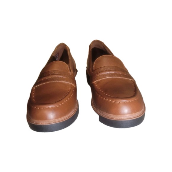 Clarks Collection Leather Loafers Westlynn Bay Tan Womens SZ 8 - Picture 2 of 11